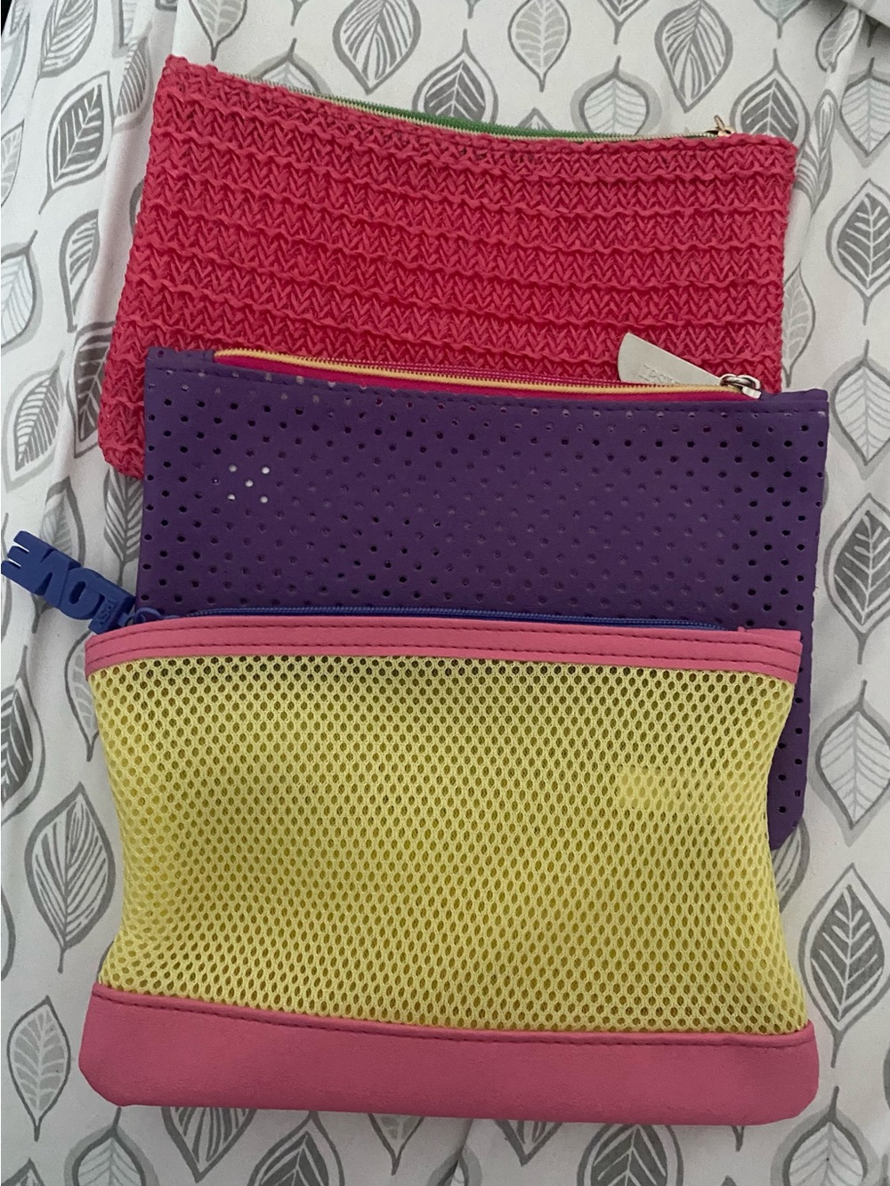 Ipsy Glam Bags Lot of 3. New/Unused. Bags Only